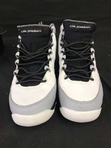 Nike Air Jordan IX 9 Retro BG Baron Wolf Grey White Black Size 6.5 Y ...