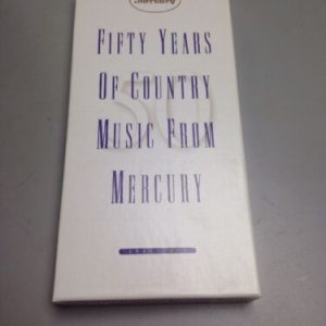 CD Fifty Years of Country Music Mercury 73 Songs 3 CD Box Set w/ illustrated Book