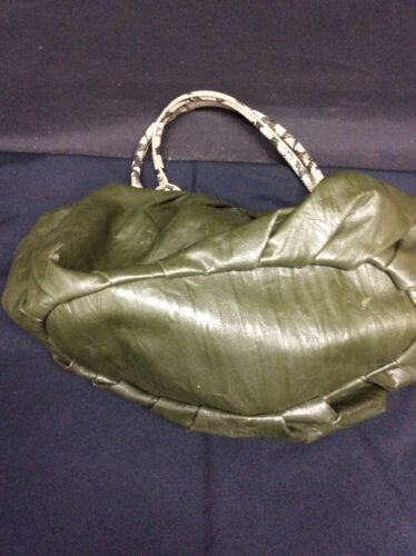 Simply Vera Wang Shoulder bag Faux Green Snakeskin approx.15.5 x 11