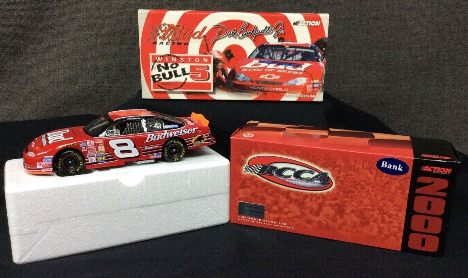 Dale Earnhardt Jr #8 Budweiser No Bull 2000 Monte Carlo Bank~ NOS~ See  Details