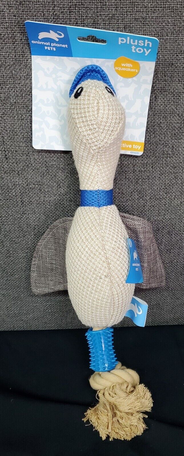 Canvas duck clearance dog toy