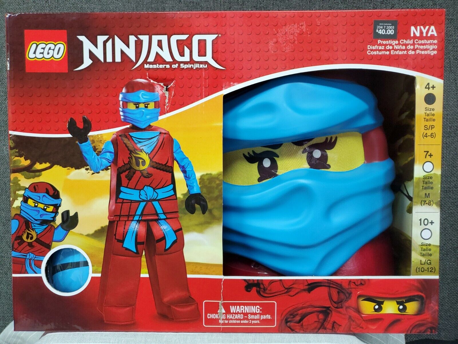 Bewust worden Stof rijk LEGO Ninjago NYA Prestige Costume~ Size Small (4-6)~ NEW Sealed Box! - BND  Treasure Chest
