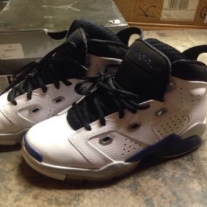 SHOES Jordan 6-17-23 Kids Basketball Shoes -White/Royal/Black – 428818-101- size 6y