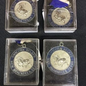 Track & Field Silver Unicorn Relays New Braunfels, Texas Medal