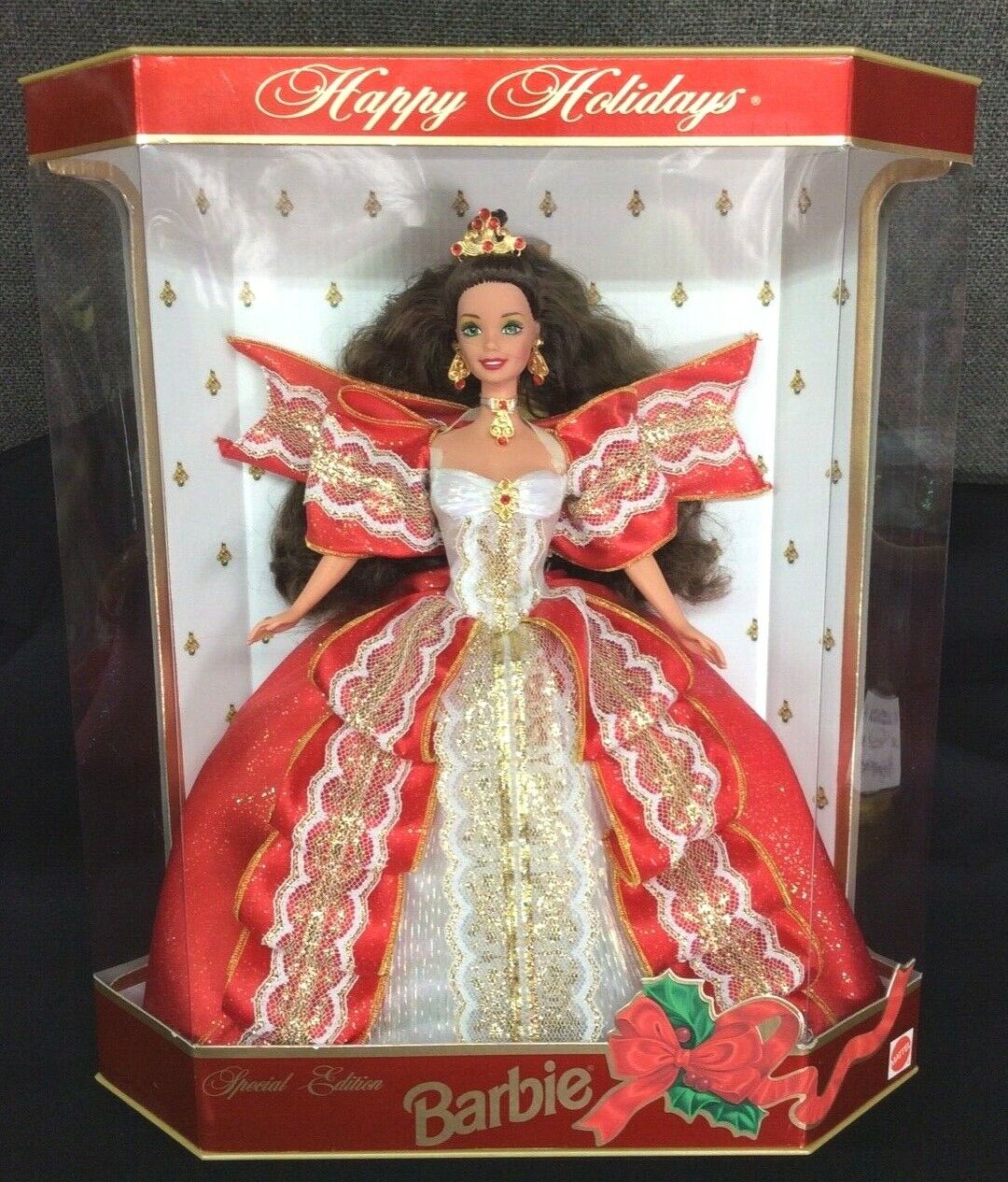 Happy Holidays 1997 Special Edition Barbie 10th Anniversary for sale online 