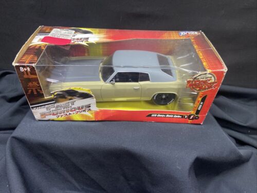 ULTRA RARE JOY RIDE FAST AND THE FURIOUS 1970 MONTE CARLO 1/18 SCALE