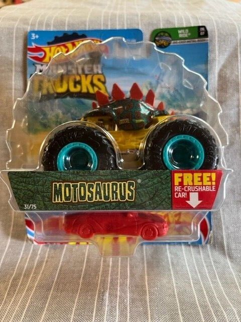 Hot Wheels Monster Trucks Marvel Thanos with re-crushable Car