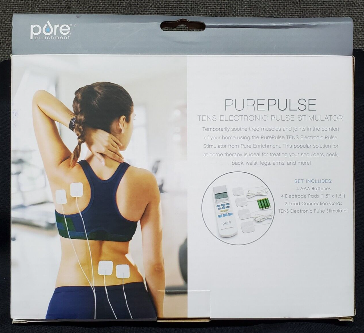 Pure Enrichment PurePulse Electronic Pulse Massager: Pads