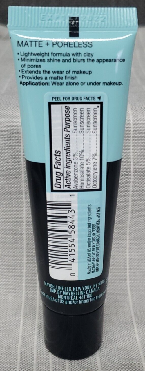 Maybelline Fit Me Matte + Poreless Mattifying Primer Sunscreen~ Norm/Oily Exp 22 - Image 4