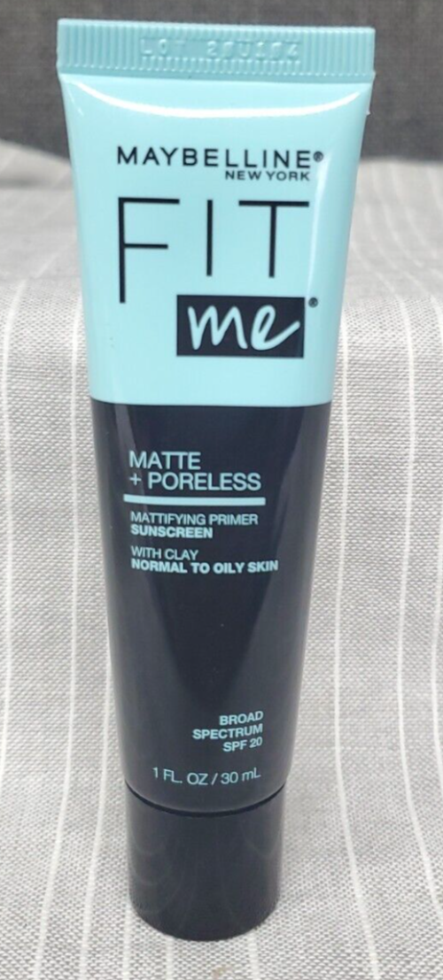 Maybelline Fit Me Matte + Poreless Mattifying Primer Sunscreen~ Norm/Oily Exp 22