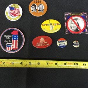 POLITICAL Lot of 8 Political Pins