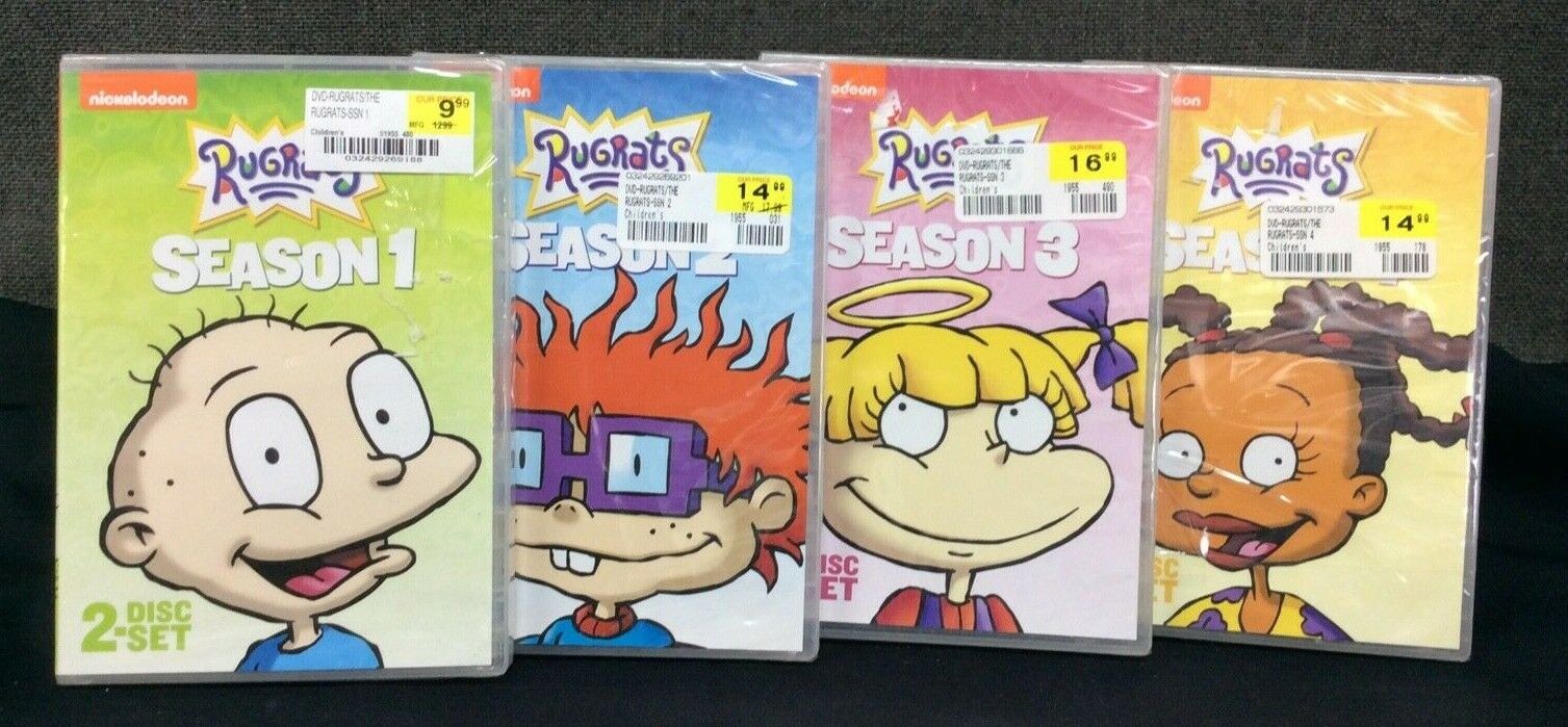 SET　Chest　BND　(1　NEW　BUNDLE　Complete　Treasure　Seasons　4)　TV　DVD　Rugrats　1-4　Nickelodeon　Series