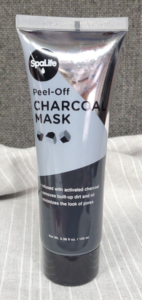 SpaLife Peel-Off Charcoal Mask 3.38 fl oz~ w/activated charcoal~ NEW!