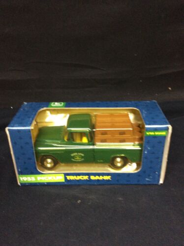 Details about    NEW ~ VINTAGE RARE ERTL JIM BEAM 1950 CHEVY TRACTOR TRAILER DIECAST COIN BANK 
