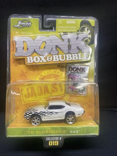 Jada Toys Donk Box & Bubble 1/64 Premier Issue 2006/Wave 2 '70 Olds 442 #019
