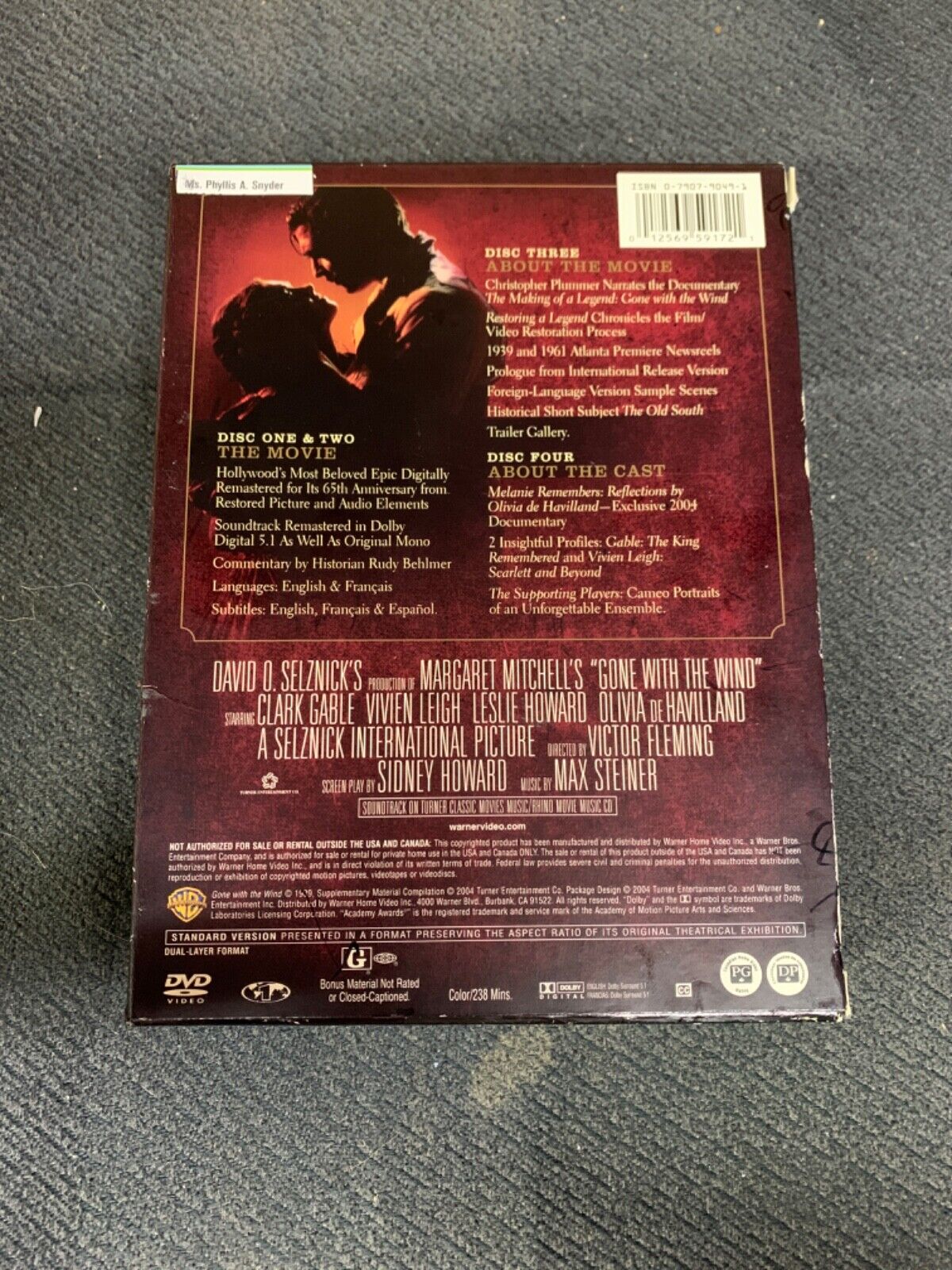 Gone With The Wind & Scarlett (DVD) 