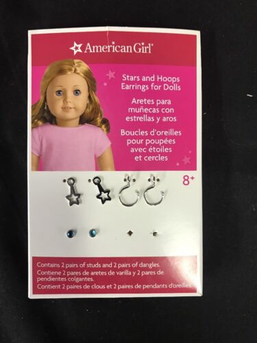 Genuine American Girl Doll accessoires 2 Paire Boucles d'oreilles 