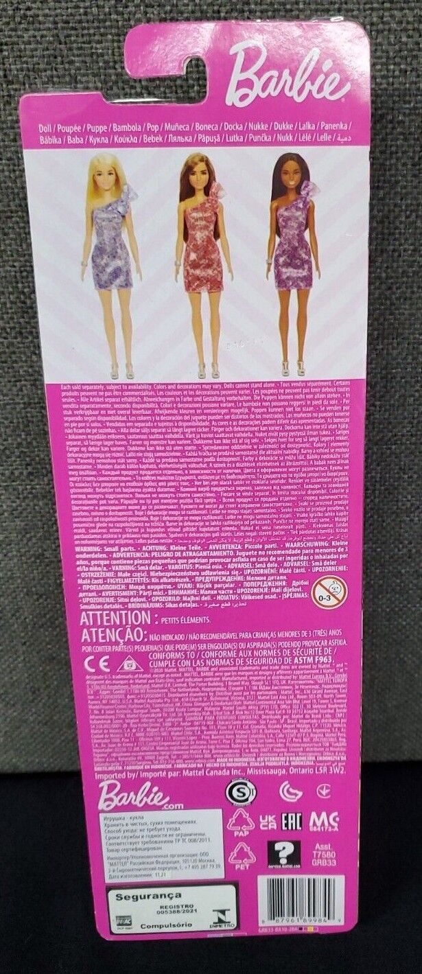 kaptajn Funktionsfejl Saucer Barbie Doll 10.5" with Pink Shiny Dress and Heels | BND Treasure Chest