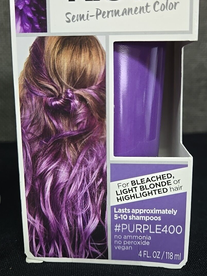 Loreal Paris Colorista Semi Permanent Hair Color~ Set Of 2~ Purple400~ New Bnd Treasure Chest 0809