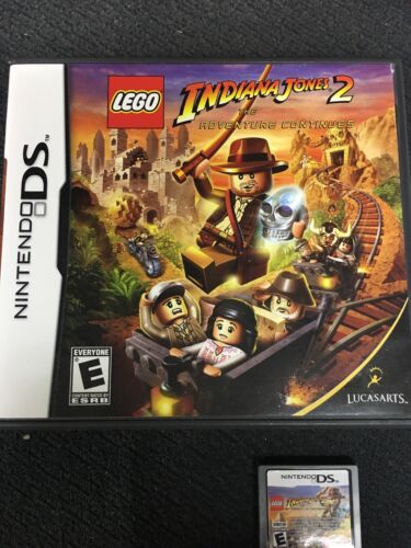 2009 Nintendo DS Lego Indiana Jones 2 VGA Graded 85 NM+ Near Mint