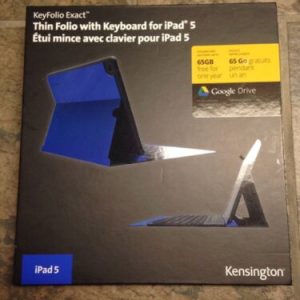 Cell Phone/ Ipad Accessories Kensington KeyFolio Precision with Removable Keyboard -for IPAD 5 -Blue K97090US