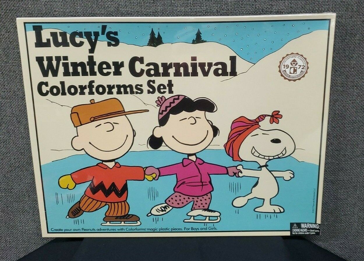 Lucy's Winter Carnival Colorforms Set ~ '72 Official Reproduction~ NEW  Sealed! - BND Treasure Chest