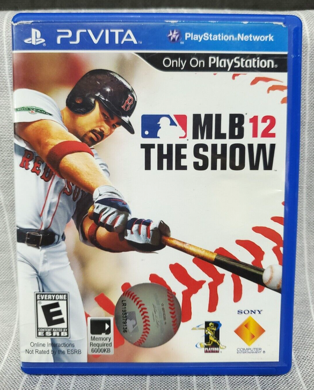 MLB 12 The Show (Sony PS Vita, 2012) Baseball Game Cartridge and Case - Very Good