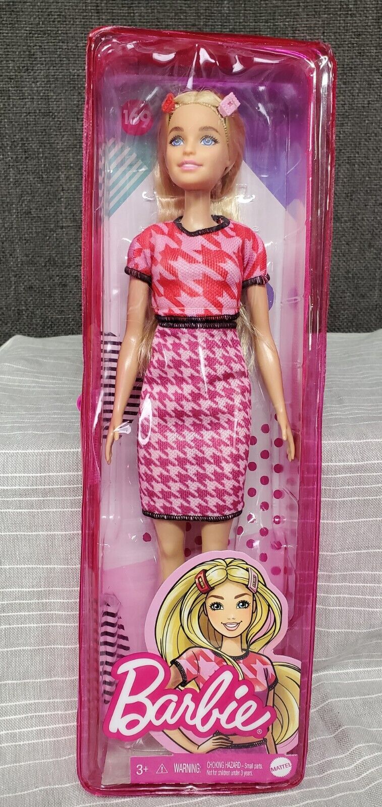 Barbie Fashionistas Doll #169, Long Blonde Hair Pink Top and Skirt - BND  Treasure Chest