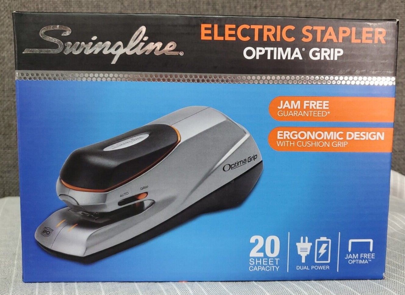 Comprar online Grapadora eléctrica Rexel Optima Grip (ACC 210234). DISOFIC