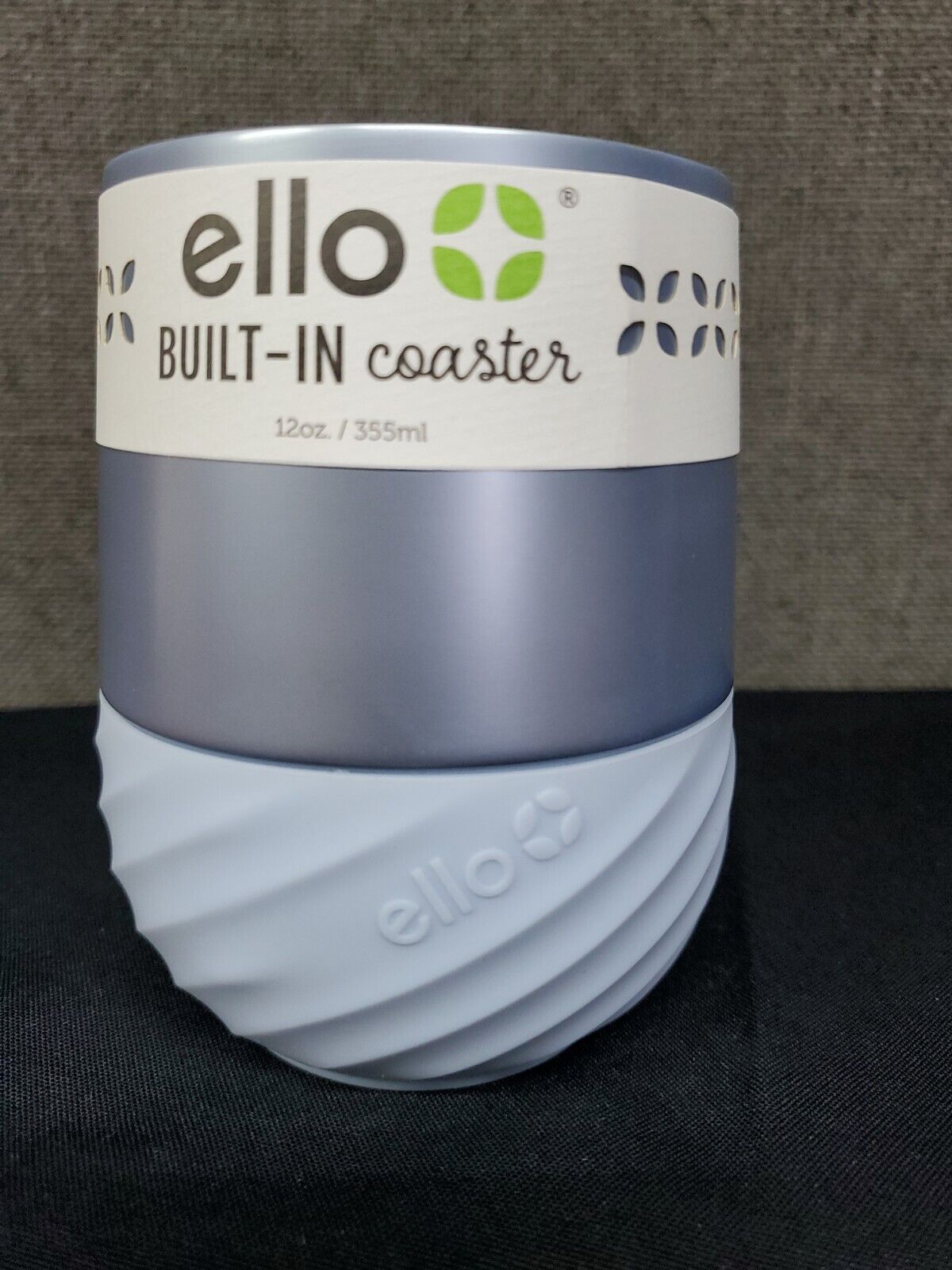 Ello Clink Stainless Steel 12-Oz. Stemless Wine Glass with Silicone  Protection