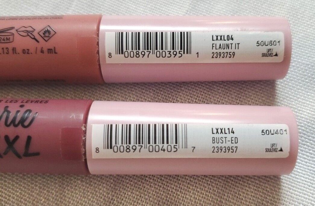 NYX Lingerie XXL Matte Liquid Lipstick~ CHOICE of 1 Shade~ Flaunt It OR  Bust-Ed - BND Treasure Chest