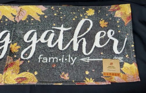 Gather Family~ CHOICE of Table Runner, Placemats, OR Runner w/ 4 Placemats~ NEW - Image 6