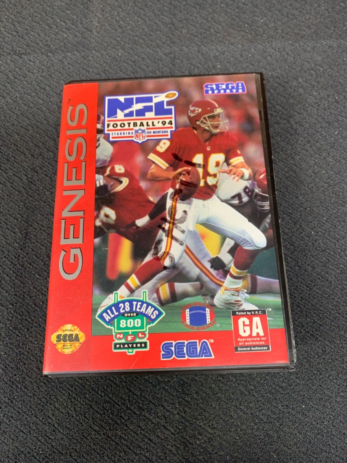 Sega Genesis NFL Football '94 Starring Joe Montana SEALED WATA GRADED 9.6 A+