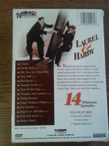 Laurel And Hardy Dvd! TV Classics! 2-Dvd Set! 14 Episodes! - BND ...