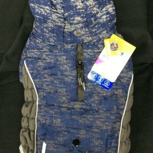 PETS Top Paw Blue w/Gray Ultra Reflective Winter Dog Coat~ Choose Sz M L XL XXL~ NEW!