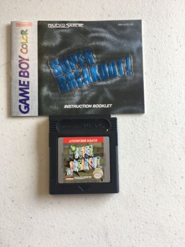 Super Breakout (Nintendo Boy) Cartridge & manual only - BND Treasure Chest