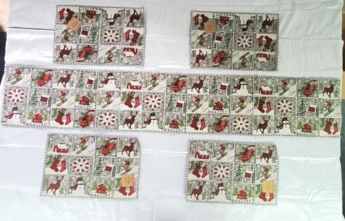 Holiday Cheer Tapestry~ Table Runner, Placemats, OR Runner w/ 4 Placemats NEW! - Image 9