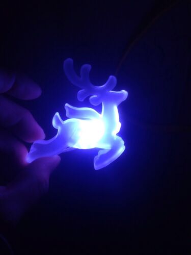 RADIOSHACK LED Color-Changing Reindeer  *NEW* USB powered w/Suction Cup 