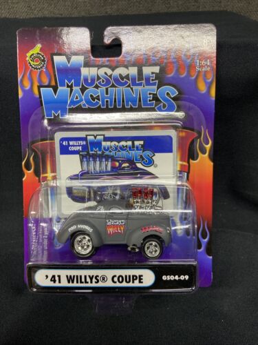 MUSCLE MACHINES CARTOONS  '40 WILLYS PU C02-16  1:64 SCALE