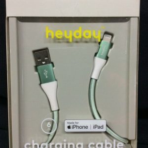 10' USB-C to USB-A Braided Cable - heyday™ Black/White/Gunmetal
