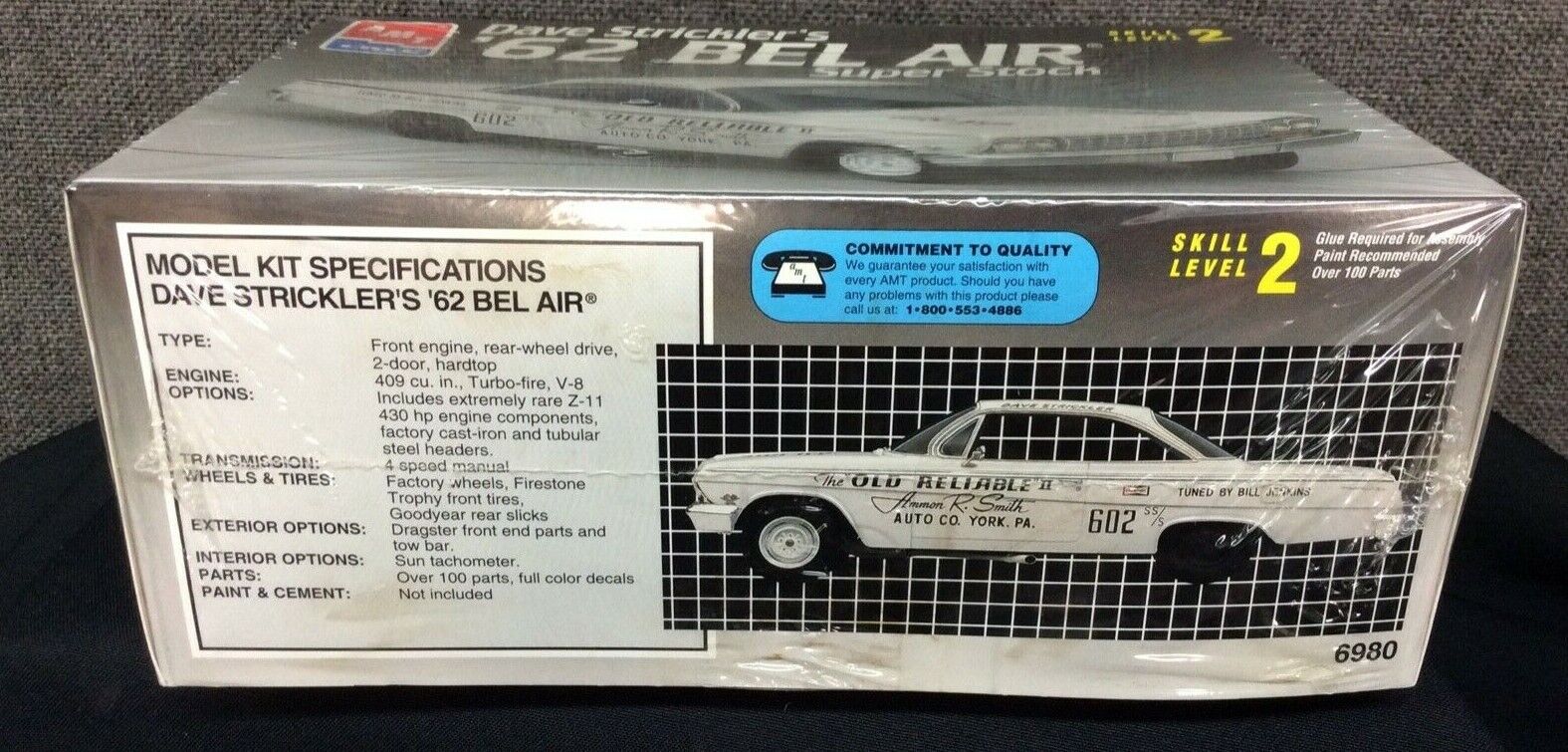 1962 Chevy Bel Air Model Car Kit by AMT Ertl 