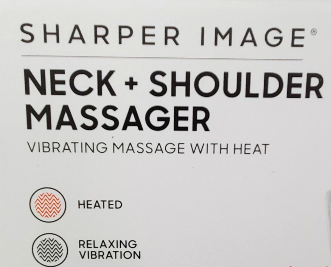 Sharper Image TENS Neck Massager - Pulse Technology with Heat