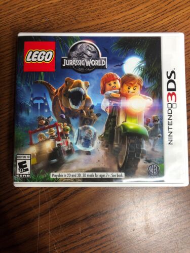 w/Case LEGO (Nintendo BND 3DS) Chest Treasure & Game Manual - World Jurassic