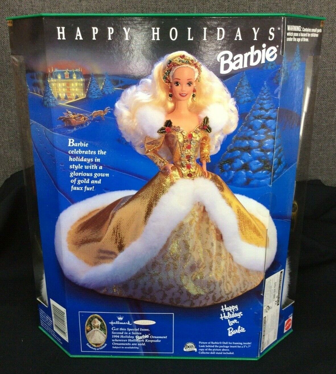 Barbie 13545 mattel 1994 Happy Holidays Special Edition gala Doll NIB NRFB nos 